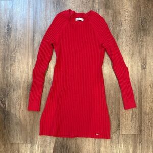Hollister Red Women's Sweater Dress